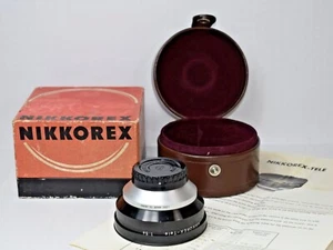 Nippon Kogaku Nikkorex 1:5.6 TELE Lens With Box, Case & Caps - Picture 1 of 3