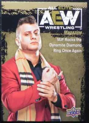 2021 UD AEW All Elite Wrestling Gold Parallel #94 MJF - Image 1 of 2