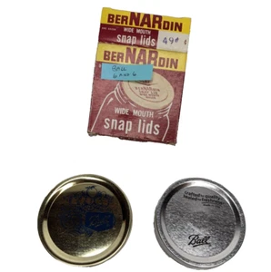 Ball Metal Canning Lids Wide Mouth Jars 12 Lids Made in USA Bands Not Included - Picture 1 of 2