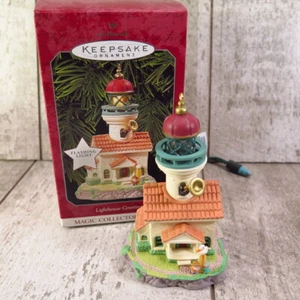 Hallmark Keepsake Ornament "Lighthouse Greetings" Magic Collector Series 1998 - Picture 1 of 7
