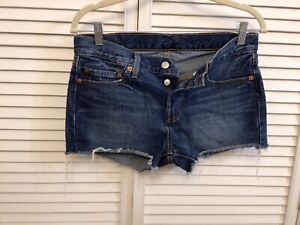 Levi Strauss 501 Red Label Cut Off Short Shorts Size 26