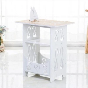Sofa Side Table End Table Small Side Table for Bathroom Farmhouse Bedroom - Picture 1 of 6