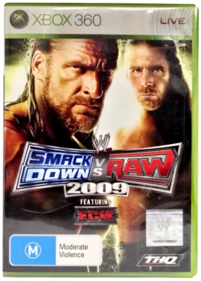 Smackdown Vs Raw 2009 XBOX 360 PAL - Image 1 of 2