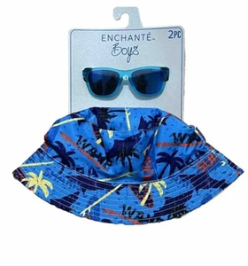 Neu mit Etikett!!!Enchanté Jungen 2-teilig blau tropische Mütze & Brille (Einheitsgröße) - Bild 1 von 5