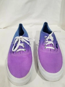 Vans Lace Tie Dye Azul Púrpura Mujer Talla 9.5 Hombre Talla 8 - Imagen 1 de 4