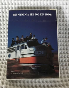 Tarjetas de juego Benson & Hedges 1995 de autobús de tren tamaño póquer EE. UU. NUEVAS - Imagen 1 de 4