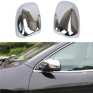 For Jeep Cherokee 14+ Backup Rear View Side Mirror Cover Trim Chrome Accessories - Picture 1 of 7