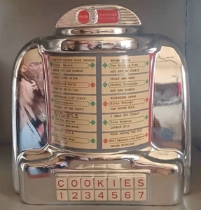 Biscottiera vintage 1985 Vandor ceramica cromata come coperchio *RARO*  - Foto 1 di 10