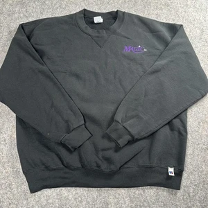 Vintage Magic Sweatshirt Mens XL Black Magic Inc Crewneck Pullover Plain Logo - Picture 1 of 10