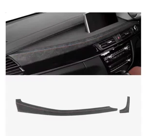 Copri cruscotto centrale in alcantara nero BMW X5 F15 X6 F16 2014-2018 - Foto 1 di 4