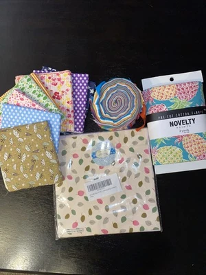 10x10 squares,8x8 squares,Jellyroll,  5” squares. Quilting lot NEW - Image 1 of 4