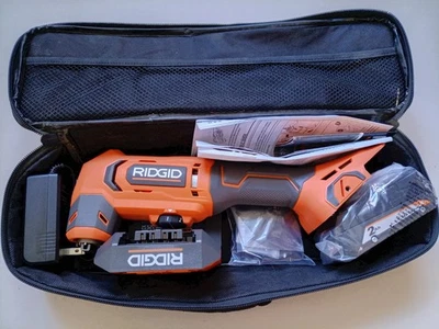 ⭐NEW⭐ Ridgid R86240 18V Brushless Multi-Tool Kit w/ Bag, Charger & Battery! - Image 1 of 4