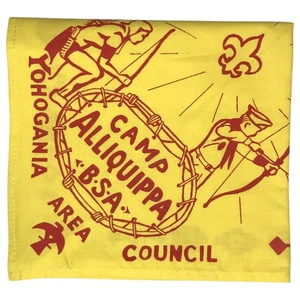 Yohogania Area Council Camp Alliquippa Neckerchief YEL Bdr (LB2334) - Picture 1 of 2
