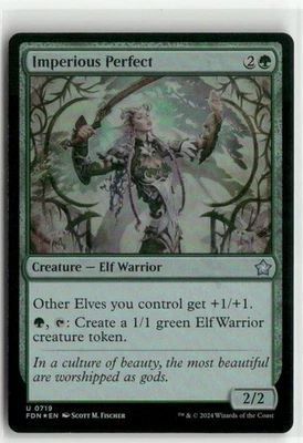 Imperious Perfect FOIL Foundations MTG NM - Image 1 of 2
