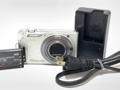 Casio EXILIM EX-H15 14.1MP 10x Zoom Compact Digital Camera Silver From Japan - Image 1 of 4