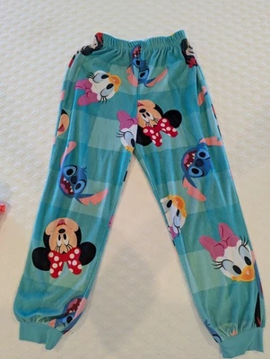 Pantalones de pijama suaves para niñas Disney Stitch Minnie Mouse Daisy, talla 6/7 Foto 1 de 3