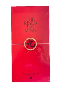 The Rings Of Ming Vintage Brain Teaser Puzzle Ages 8 - Adult New & Sealed 1987 - Picture 1 of 2