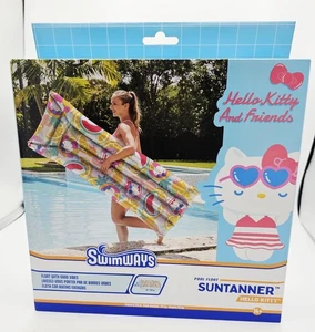 TOTALMENTE NUEVO Swimways HELLO KITTY & FRIENDS Sunner Piscina Inflable Flotador - Imagen 1 de 3