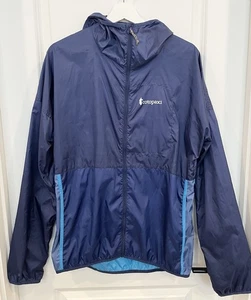 Cotopaxi Teca Technical Windbreaker Full Zip Unisex Blue Women L /Men M Hood - Picture 1 of 7