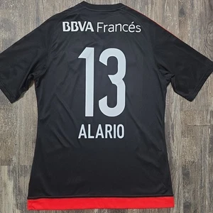Camiseta de fútbol visitante Adidas River Plate 2015 Lucas Alario para hombre M Argentina - Imagen 1 de 8