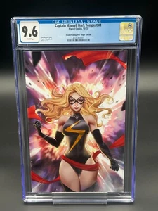 Captain Marvel: Dark Tempest #1 CGC 9.6 (2023) R1C0 Virgin Second Printing 1:25 - Picture 1 of 2