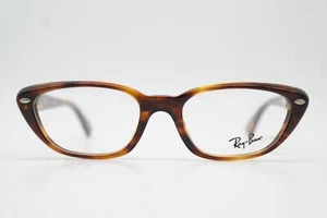 Vintage Brille Ray Ban RB 5242 Braun Silber Oval Brillengestell eyeglasses - Bild 1 von 6
