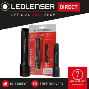 Ledlenser P7R CORE 1400lm Rechargeable + P3 Core 90lm LED Hand Torch Twin Pack - Picture 1 of 15