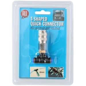 All Ride T Shape Connector 6mm For Air Duster Gun 13Kg/Cm2 - Picture 1 of 1
