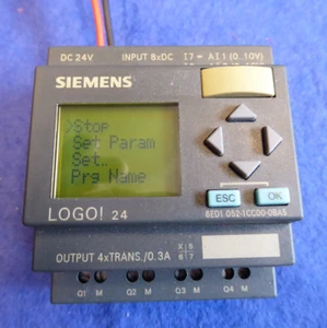 Siemens LOGO! 24 Dc 24V 6ED1 052-1CC00-0BA5 E-Stand 04 6ED1052-1CC00-0BA5 - Photo 1/3