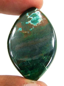 67.60 Ct Natural Chrysocolla Loose Gemstone Stone Cab Wire Wrap Stone - 23818 - Picture 1 of 2