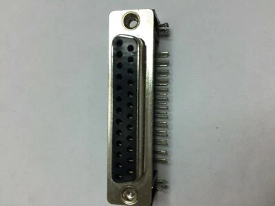 182-025-213R531  D-Sub Connector  25POS  2.77mm Female R/A Solder Thru-Hole - Image 1 of 4