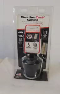 WeatherTech CupFone Adjustable Cup Phone Holder - Black (8ACF2CS) - Picture 1 of 3