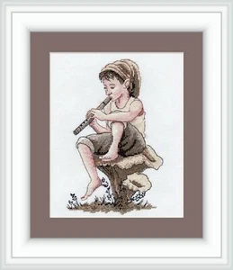 Shepherd boy MN-42 NeoCraft Counted Cross-Stitch Kit - Picture 1 of 2
