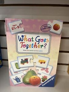 What Goes Together? kids Match Game 2004 Ravensburger Self-Correcting NEW