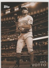 2018 Topps on Demand Black and White Joey Votto 48/60 Sepia #16A Reds