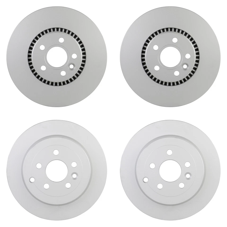 Kit de pastillas de freno de disco rotores delanteros y traseros Bosch QuietCast para Land Rover LR2 08-12 Foto 1 de 1