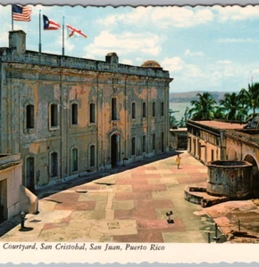Postal de colección del patio de San Cristóbol, San Juan, Puerto Rico UNP - Imagen 1 de 3