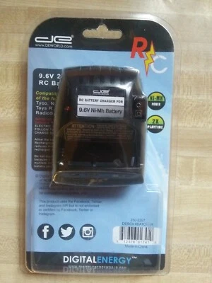 DIGITAL ENERGY XMODS  Battery 9.6v ni-mh 2000mah & Charger Tyco Radio Shack NEW. - Image 1 of 4