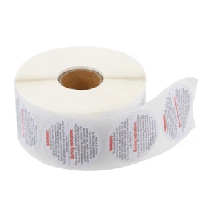 Waterproof Candle Label Wax Melt Warning Labels Caution Stickers - Picture 1 of 12