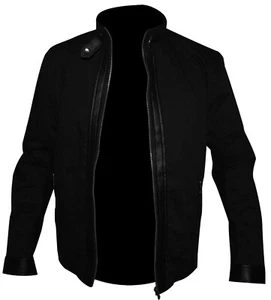 Mens The Guest David Stylish Dan Stevens Casual Wear Cotton Jacket - Foto 1 di 3