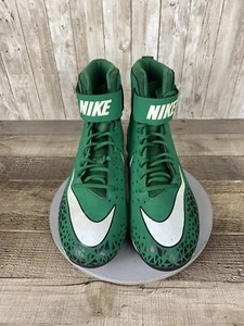Nike Fastflex Men’s Green & White Football Cleats Shoes Size 12 - Picture 1 of 12
