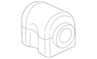 Genuine Land Rover 2005-2016 LR4 LR3 Base Stabilizer Bar Bushing Rear LR015336 - Image 1 of 2