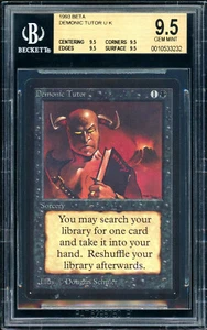 Magic the Gathering Demonic Tutor 1993 Beta BGS9.5Q GemMint Graded Englisch! - Bild 1 von 2