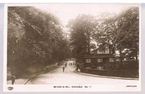 ANIMATED GRENVILLE RP SERIES POSTCARD SCHOOLS HILL CHEADLE C1920'S - Picture 1 of 2