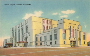 Postcard Union Depot Omaha Nebraska - Picture 1 of 2