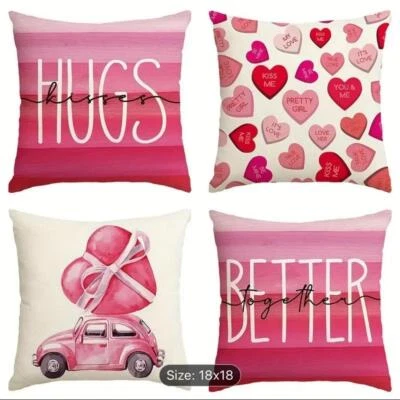 Fundas de almohada para besar y abrazar mejor juntos para el día de San Valentín 4 un. Foto 1 de 4