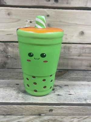 Ja-Ru Squeesh Yum Boba Té Verde Estrés Juguete 6" Burbuja Bebida Inquieto Espuma Blanda Foto 1 de 4