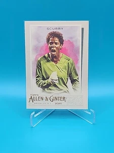 Briana Scurry 2020 Topps Allen & Ginter MLB Baseball Card #166 Soccer Goalkeeper - Picture 1 of 2