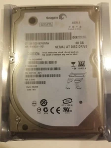 Seagate ST980814AS PN 9CV132-021 FW 3.CHD WU 80GB SATA 2.5 HD D 08386 446855-001 - Picture 1 of 2