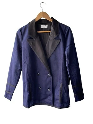Chaqueta Blazer One Teaspoon Para Mujer Talla S Azul Marino Edición Terciopelo - Nueva Foto 1 de 4